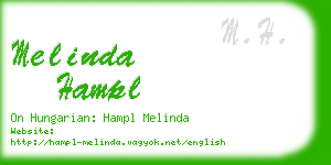 melinda hampl business card